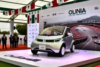 Primera flotilla eléctrica de Olinia, lanzamiento en 2026