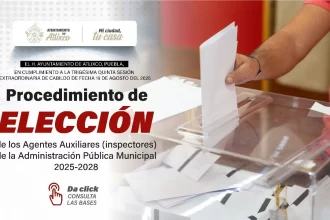 Gobierno de Ariadna Ayala abre convocatoria para renovar agentes auxiliares en Atlixco