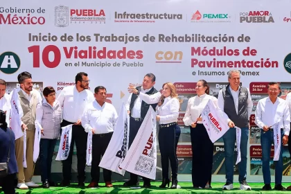 Pemex reafirma compromiso con Puebla; gobierno estatal recibe segunda entrega de asfalto