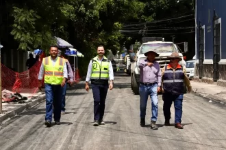 Avanza Gobierno de la Ciudad con rehabilitación vial en avenida 11 Oriente