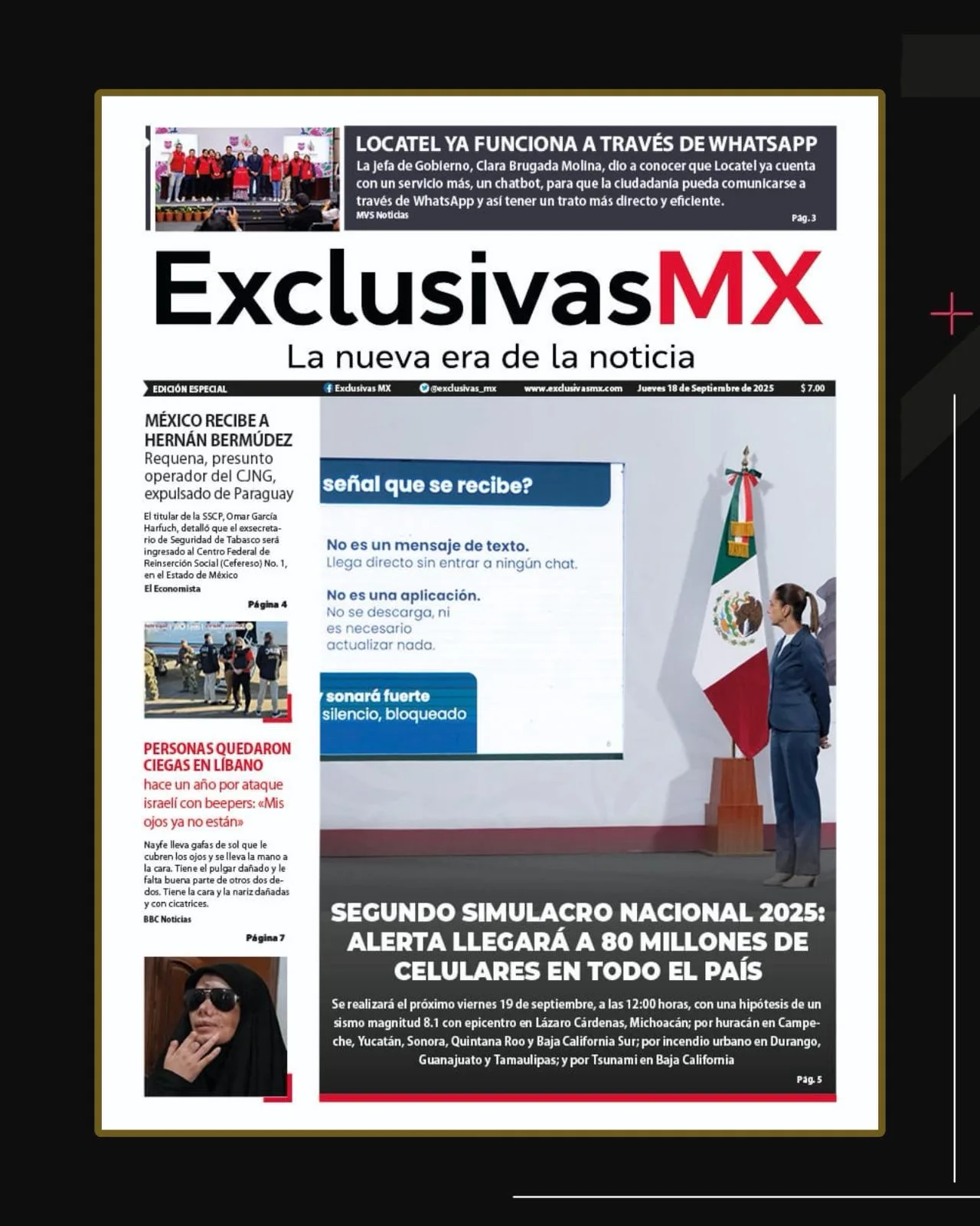 Boletín MX 18 Septiembre