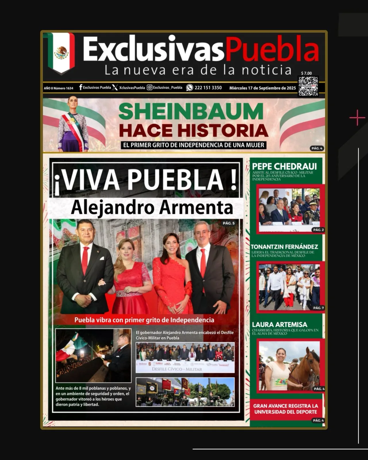 Boletín Puebla 17 Septiembre