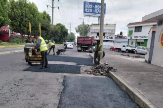 Campaña Capitalina Bacheando Puebla mejora la seguridad vial en la ciudad