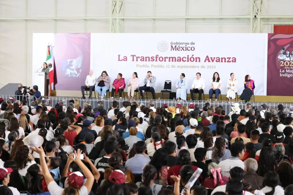 Claudia Sheinbaum presenta su informe y avances de la Cuarta Transformación en Puebla