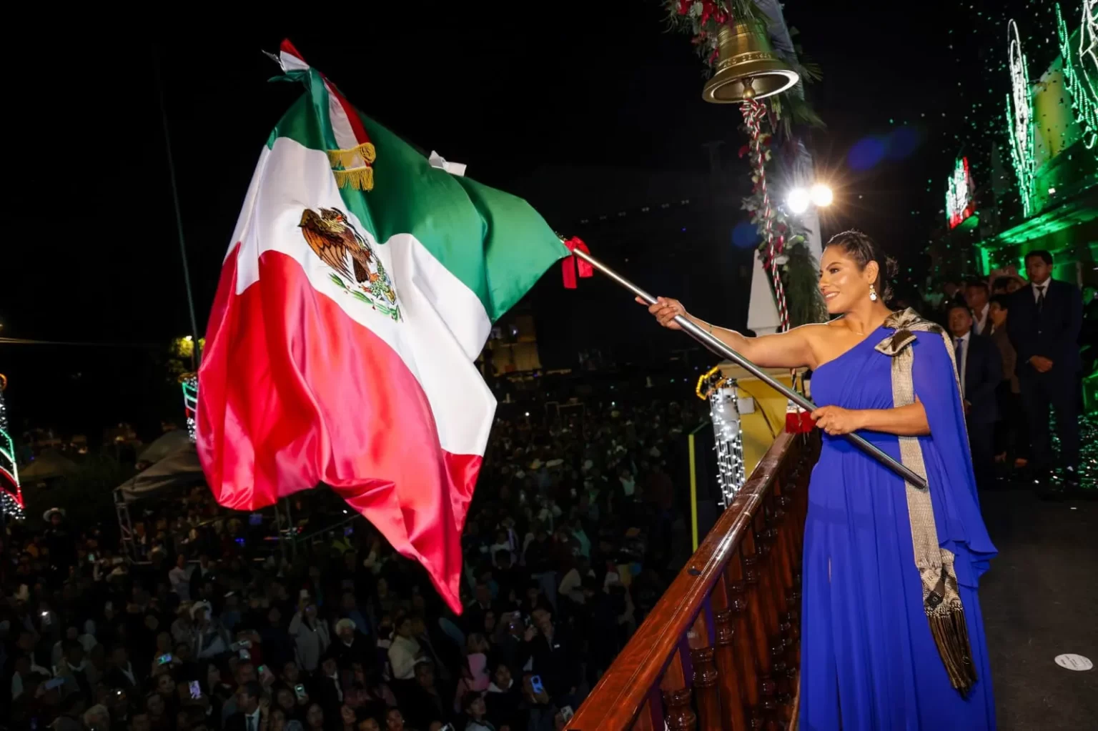 Con orgullo mexicano y unión familiar Lupita Cuautle celebra las fiestas patrias en San Andrés Cholula