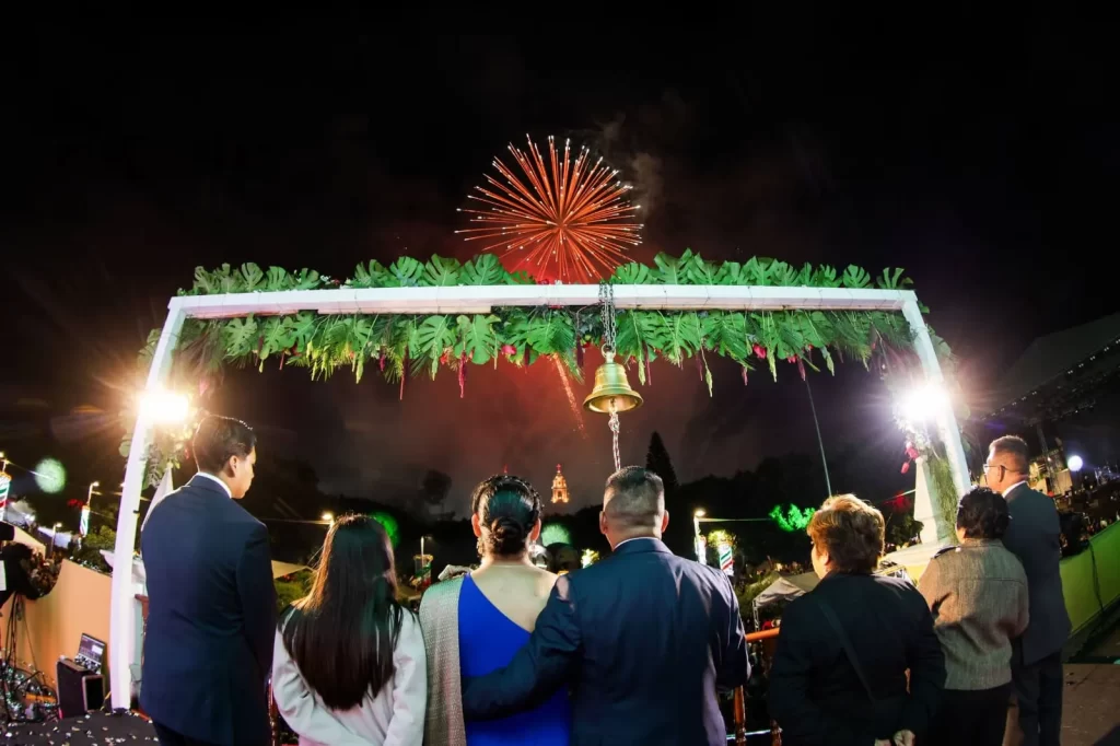 Con orgullo mexicano y unión familiar Lupita Cuautle celebra las fiestas patrias en San Andrés Cholula