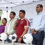 Encabeza Omar Muñoz inicio de la “Liga Municipal de Futbol”
