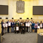 Entrega Congreso reconocimiento “Orgullo Poblano” a integrantes de lucha libre y familia Lutteroth