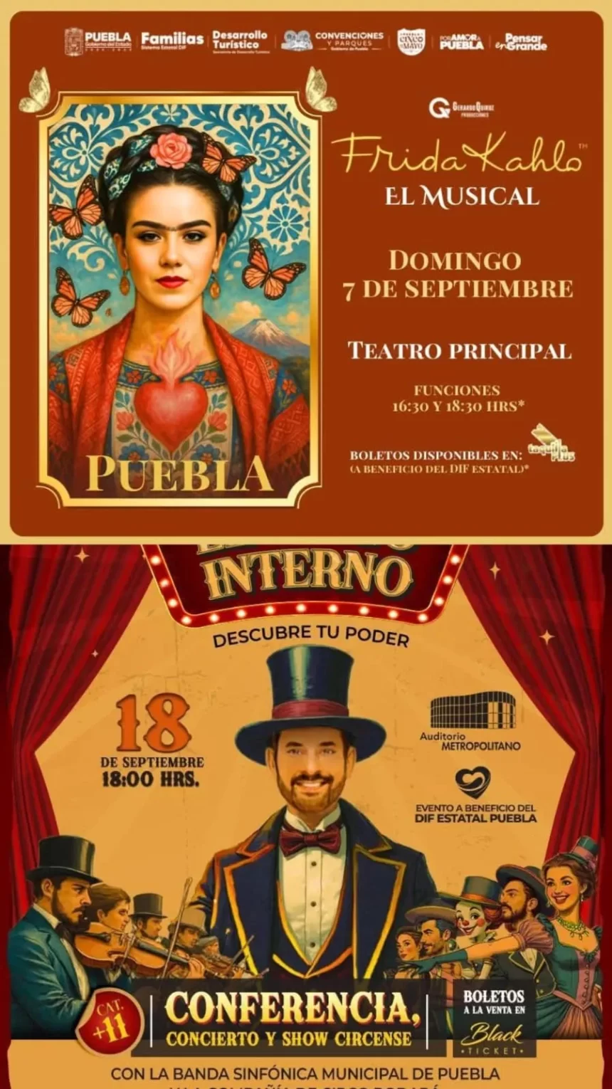 Gobierno de Puebla impulsa el arte con causa obras teatrales en apoyo al nuevo centro de salud mental