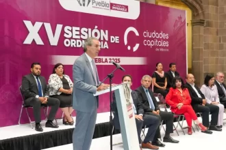 Gobiernos locales refuerzan cooperación en la Sesión Ordinaria de la ACCM encabezada en Puebla capital por Pepe Chedraui