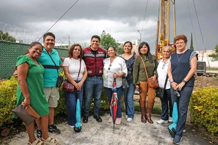 Inician trabajos de perforación de pozo profundo en Sanctorum para mejorar abasto de agua en Cuautlancingo