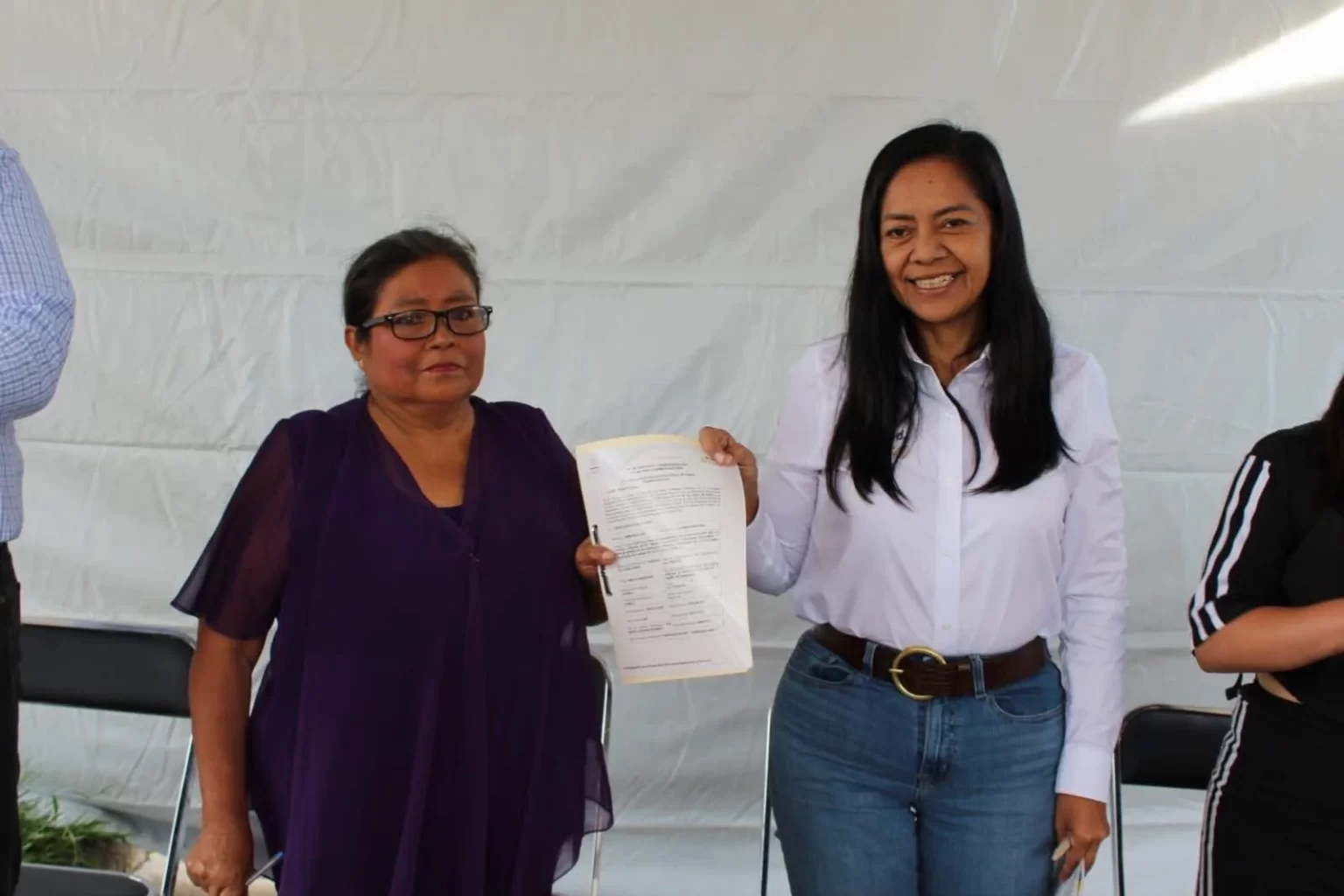 Justicia Social que se construye con hechos Ariadna Ayala entrega pavimentación en la colonia Los Ángeles en Atlixco