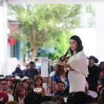 La diputada federal Vianey García rinde su primer informe en Texmelucan