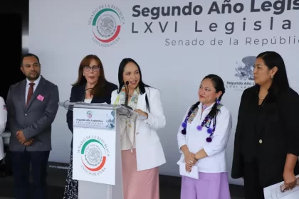 Liz Sánchez y la Unión de Poblanos en el Exterior anuncian la Feria de los Moles
