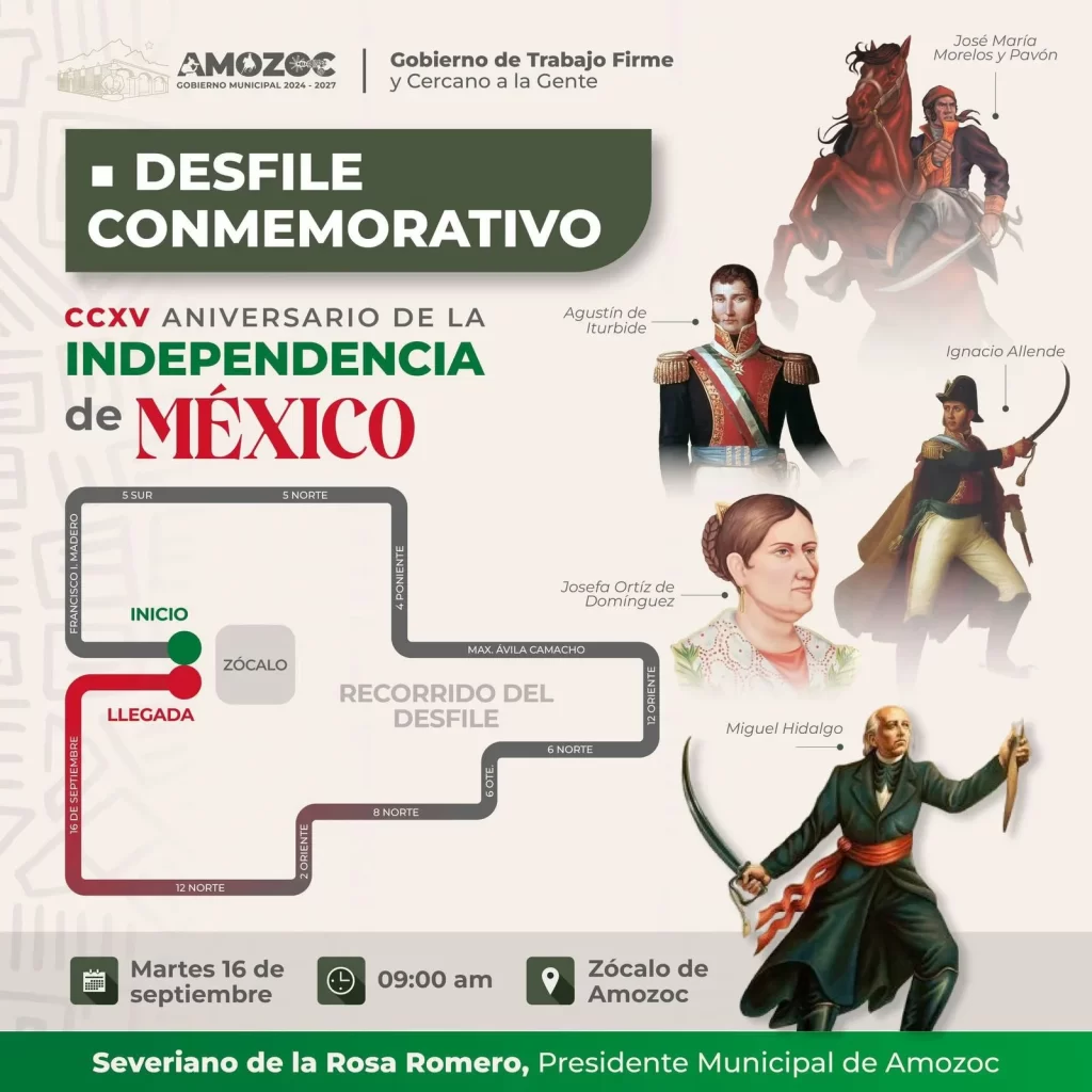 Operativo Fiestas Patrias en Amozoc