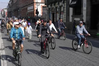 Participa Pepe Chedraui en la Rodada Patrimonial en el Centro Histórico