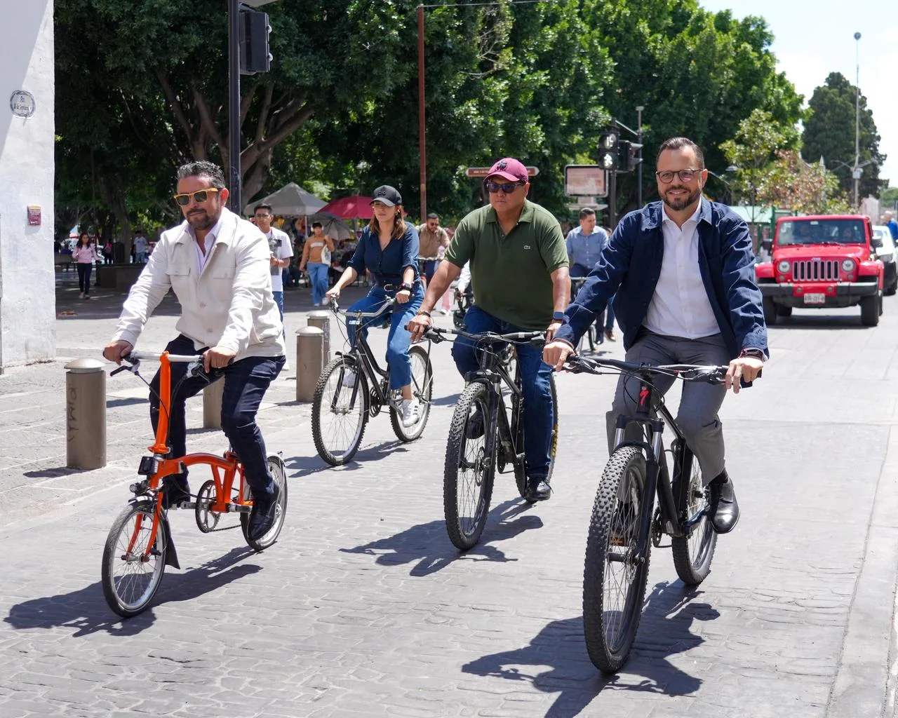 Realiza Gobierno de la Ciudad rodada ciclista por el Día Mundial sin Automóvil