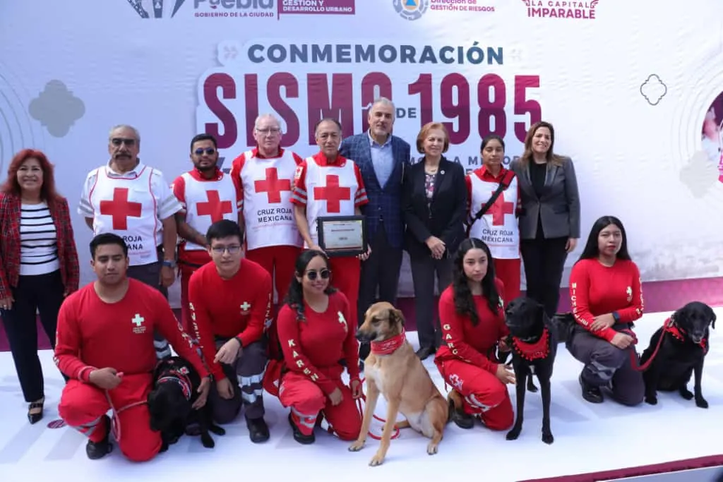 Reconoce Ayuntamiento de Puebla labor de instituciones de emergencia en aniversario del 19S