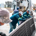 SOSAPACH realiza limpieza en el puente elevado del Distribuidor Vial Cholula