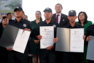 Se gradúan 122 cadetes de la Universidad de Ciencias Policiales del Estado