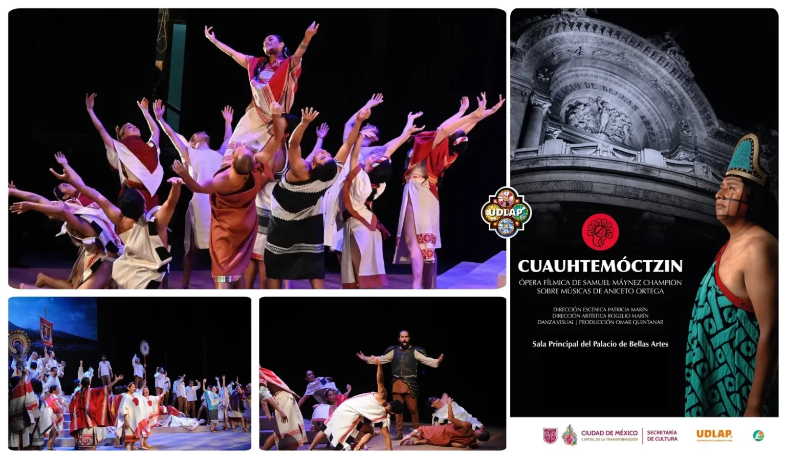 Talento UDLAP se une a la ópera fílmica Cuauhtemóctzin presentada en Bellas Artes