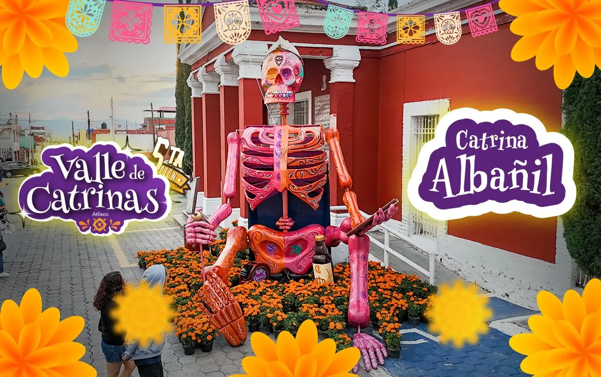 Ariadna Ayala honra a los constructores con “el Albañil” en el Valle de Catrinas