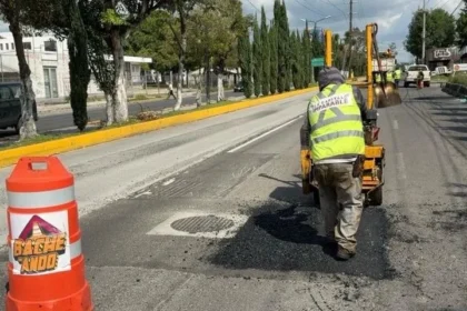Bacheando Puebla mejora la movilidad en la capital