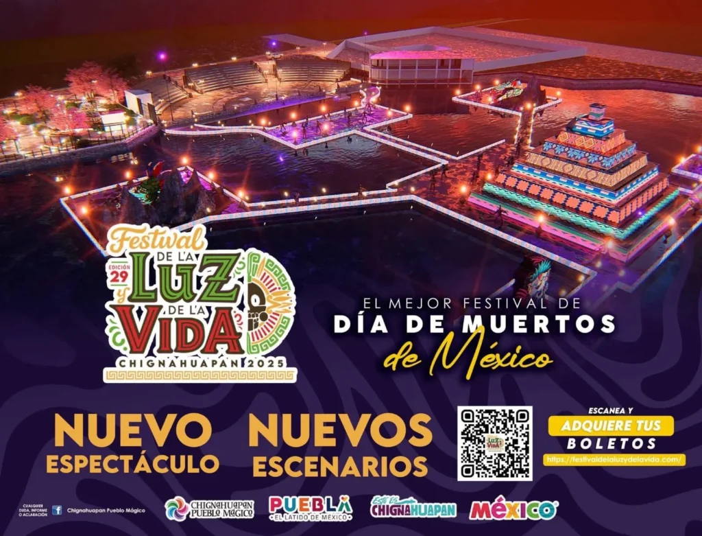 Chignahuapan se ilumina con el Festival de la Luz y de la Vida 2025