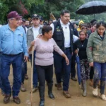 Estrecha coordinación mantiene el Gobierno de Puebla, con Defensa, Marina y Guardia Nacional para poyar a los afectados en la Sierra Norte