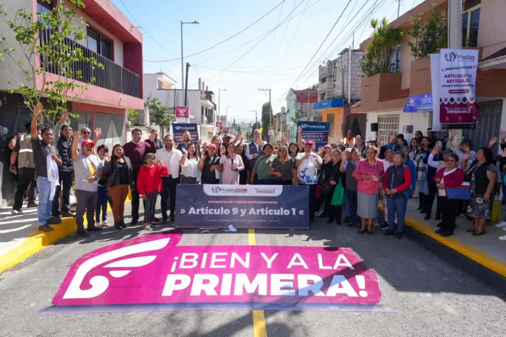 Fortalece Pepe Chedraui infraestructura vial en la colonia Constitución Mexicana