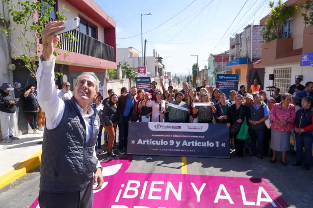 Fortalece Pepe Chedraui infraestructura vial en la colonia Constitución Mexicana