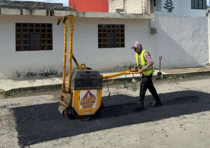 Campaña Bacheando Puebla impulsa el mejoramiento permanente de vialidades en la capital