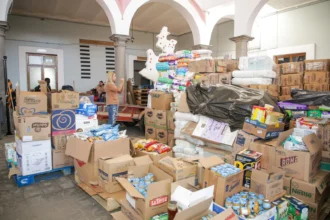 La Cruz Roja Puebla continúa recolectando víveres para apoyar a la Sierra Norte