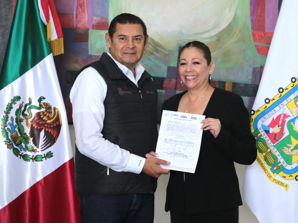 Laura Artemisa García Chávez rindió proteata como nueva secretaria de Bienestar en Puebla