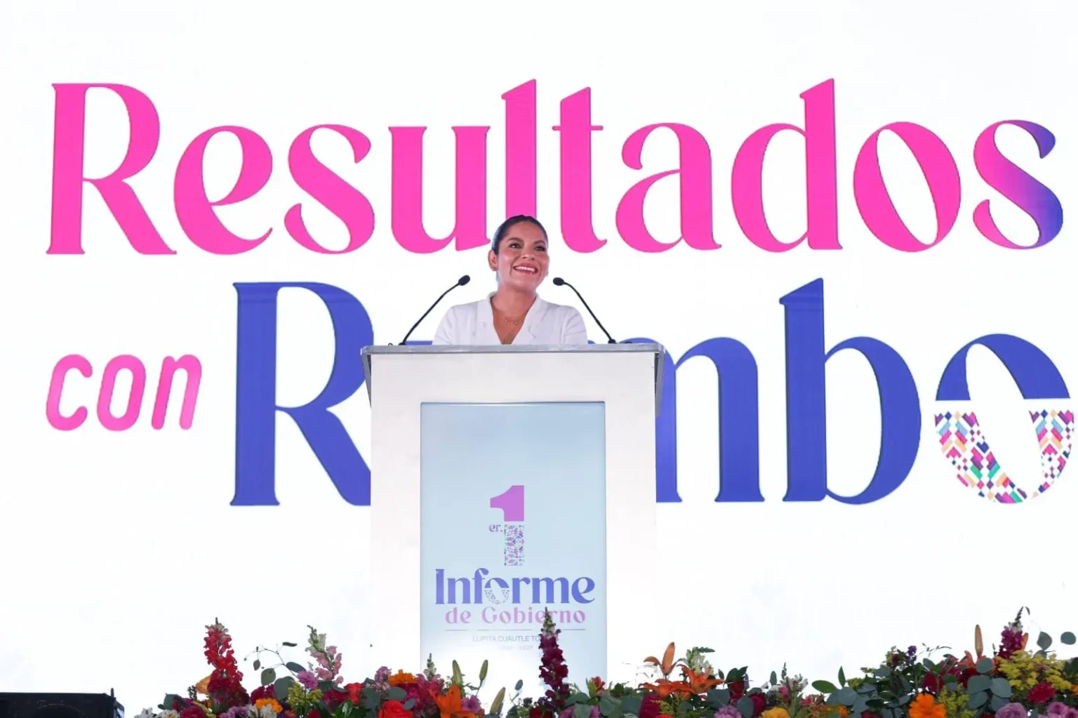 Lupita Cuautle rinde su Primer Informe de Gobierno “En San Andrés Cholula respondemos con resultados”