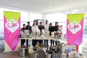 MariElise Budib entregó equipo de cocina para el Centro de Día del DIF Puebla Capital