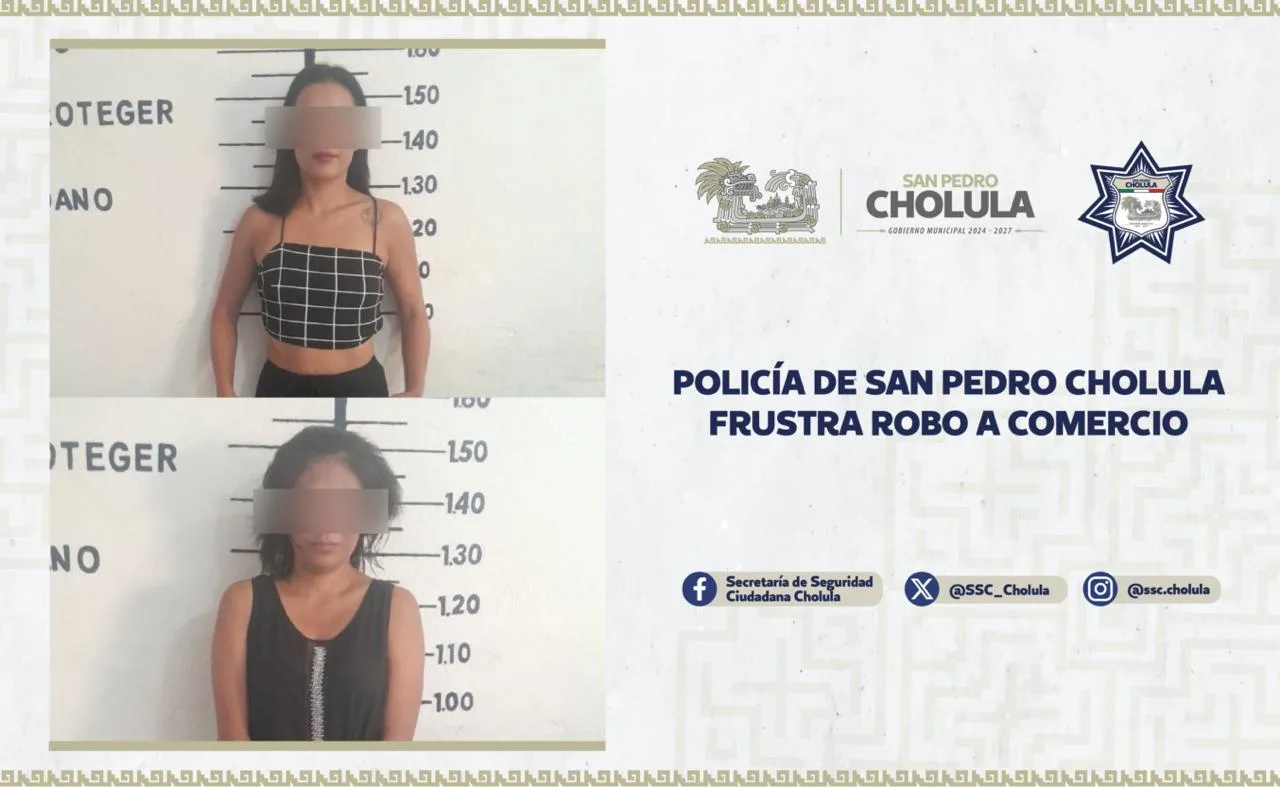 Policía de San Pedro Cholula frustró robo a comercio