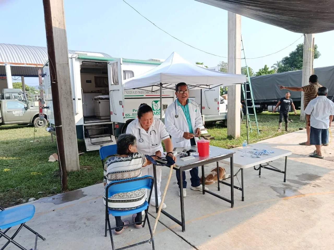 Refuerza IMSS Puebla atención médica en comunidades afectadas, junto a presidenta Claudia Sheinbaum