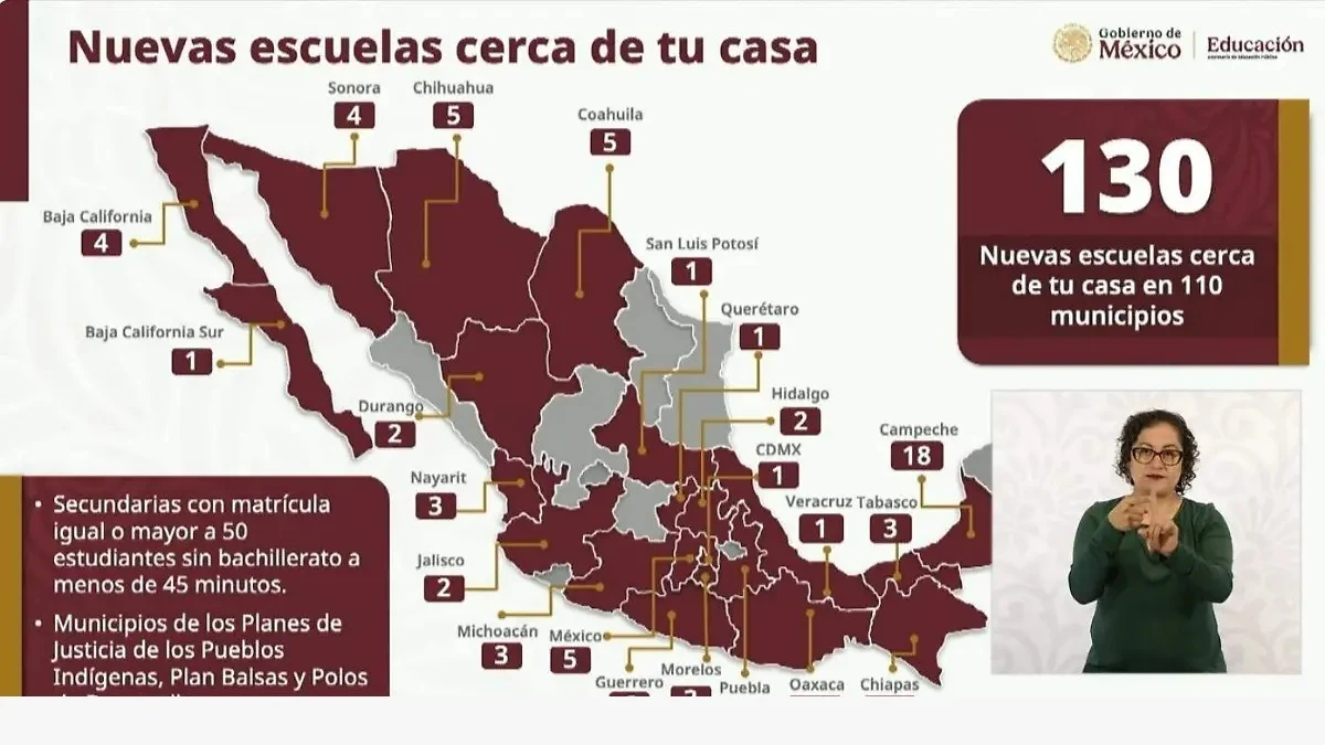 SEP Federal Construirán bachillerato tecnológico en Puebla como parte del programa “La escuela cerca de tu casa”