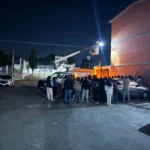 Trabaja Ayuntamiento de Amozoc por una carretera mejor iluminada y más segura.