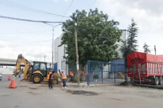 Avanza construcción de barda en la Central de Abasto de Puebla con inversión de 29.6 millones de pesos