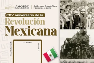 En Amozoc, todo listo para el Desfile Conmemorativo por el CXV Aniversario del Inicio de la Revolución Mexicana