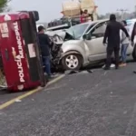 Impactante choque en la México–Oaxaca deja a cinco funcionarios de Tulcingo gravemente heridos