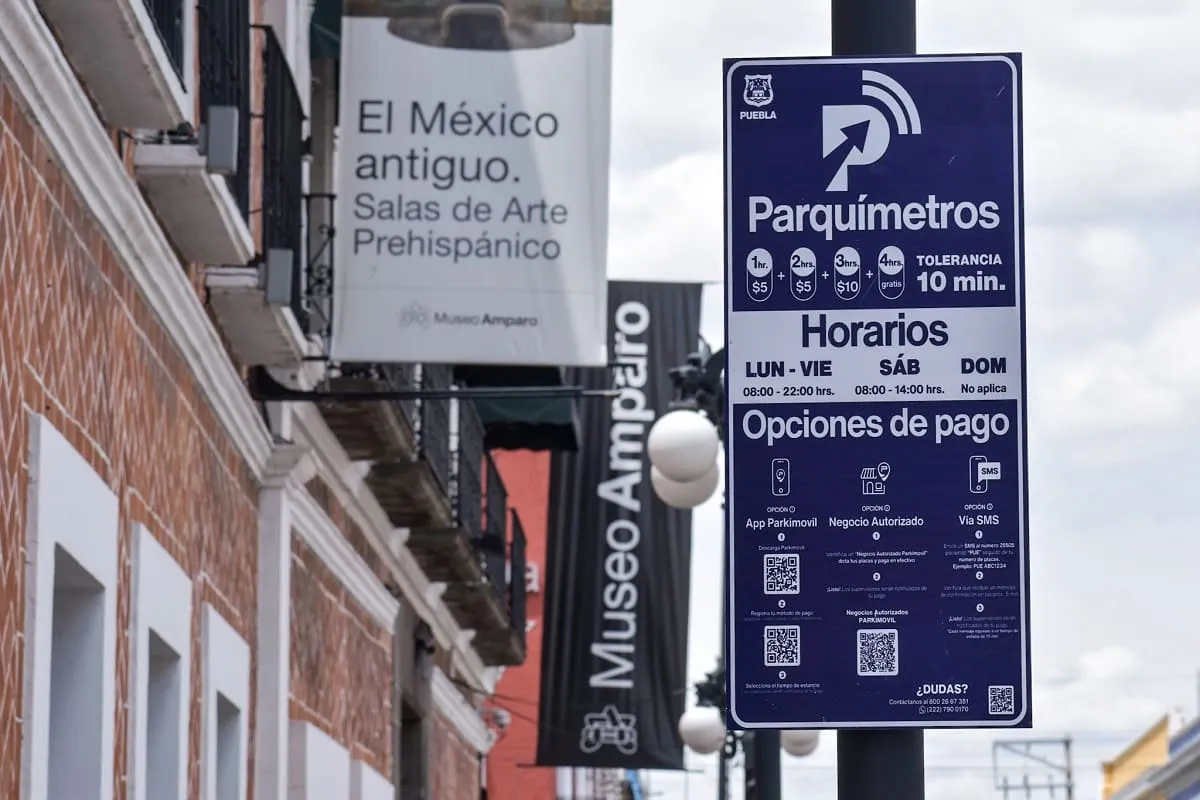 Multas dominan ingresos por parquímetros en Puebla más del 60% de lo recaudado