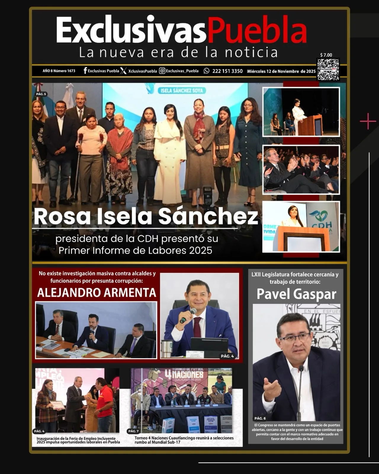Portada Puebla 12 Noviembre