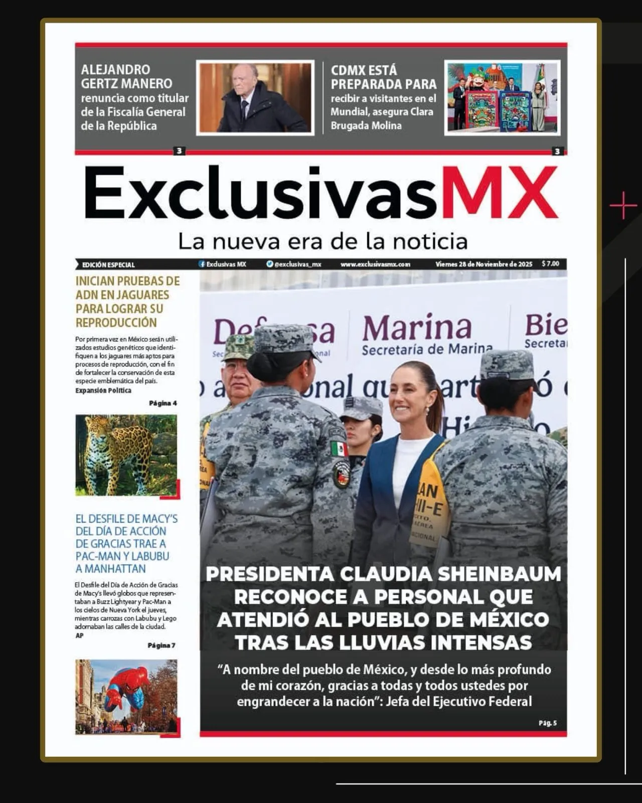Portada MX 28 Noviembre