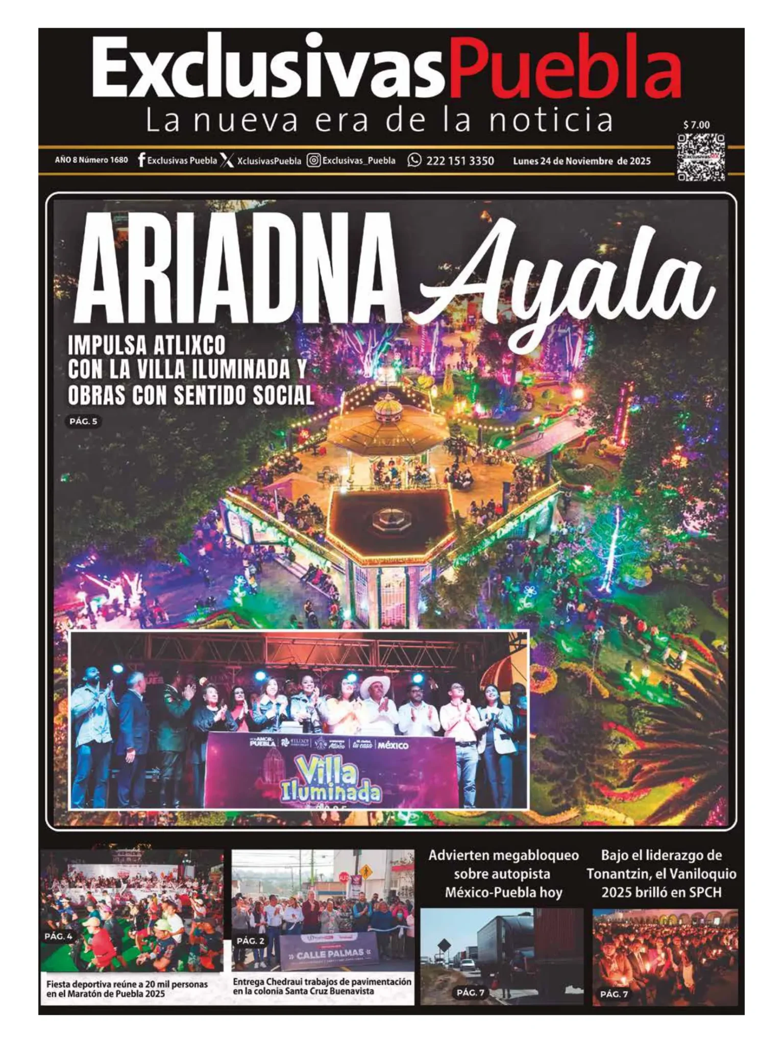 Portada Puebla 24 Noviembre