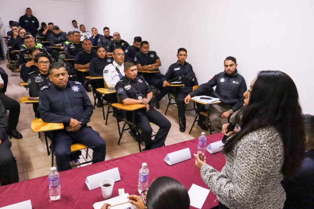 Tonantzin Fernández impulsa la profesionalización policial en el Gobierno de Cholula