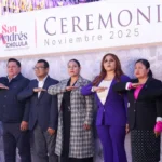 En ceremonia cívica Lupita Cuautle reafirma su compromiso con la paz y la seguridad del municipio