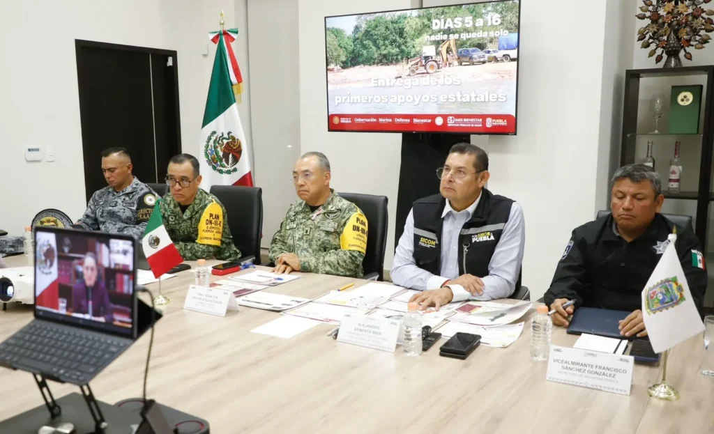 Mantiene gobierno federal, estatal y Fuerzas Armadas, supervisión a comunidades afectadas por lluvias